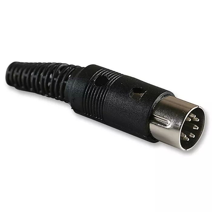 MULTICOMP PRO DIN Connectors DIN AUDIO/VIDEO CONN, PLUG, 7POS, METAL, PS000055