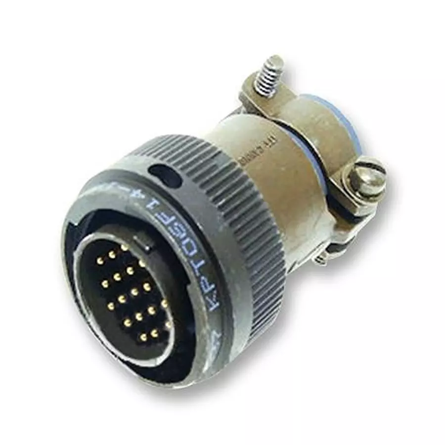 ITT CANNON Circular MIL Spec Equivalent Connectors CIRCULAR, SIZE 14, 19 WAY PIN, KPT06F14-19PL/G