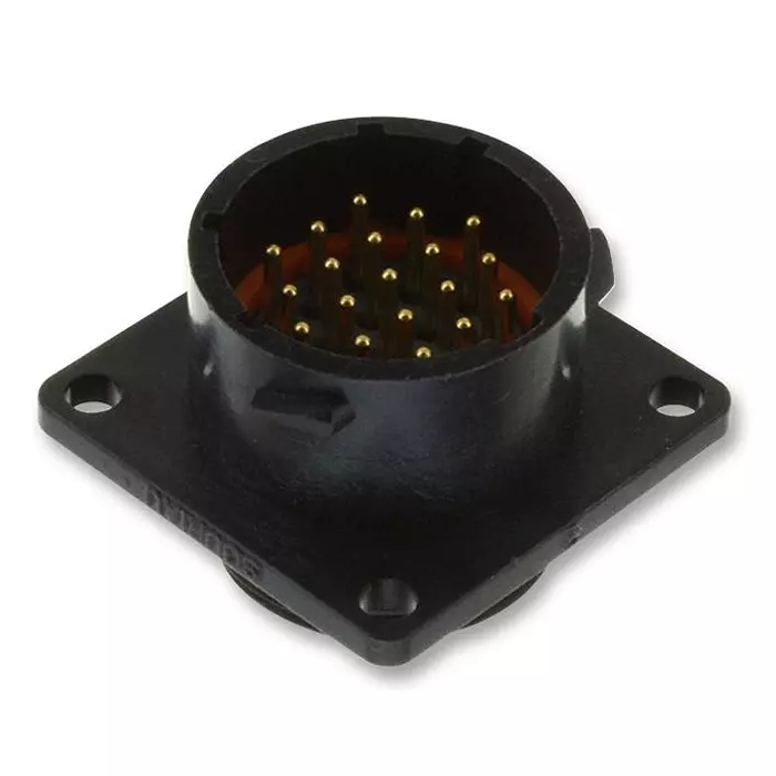 SOURIAU-SUNBANK / EATON RECEPTACLE, HISEAL, SIZE14, 19WAY, PIN, UTS014E19P