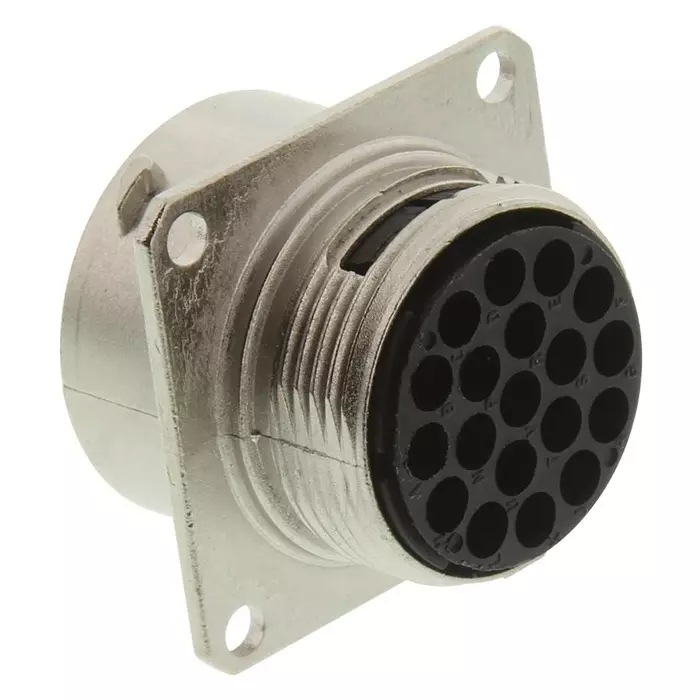 SOURIAU-SUNBANK / EATON CONNECTOR, CIRCULAR, RCPT, 19POS, PANEL, UT001619SH