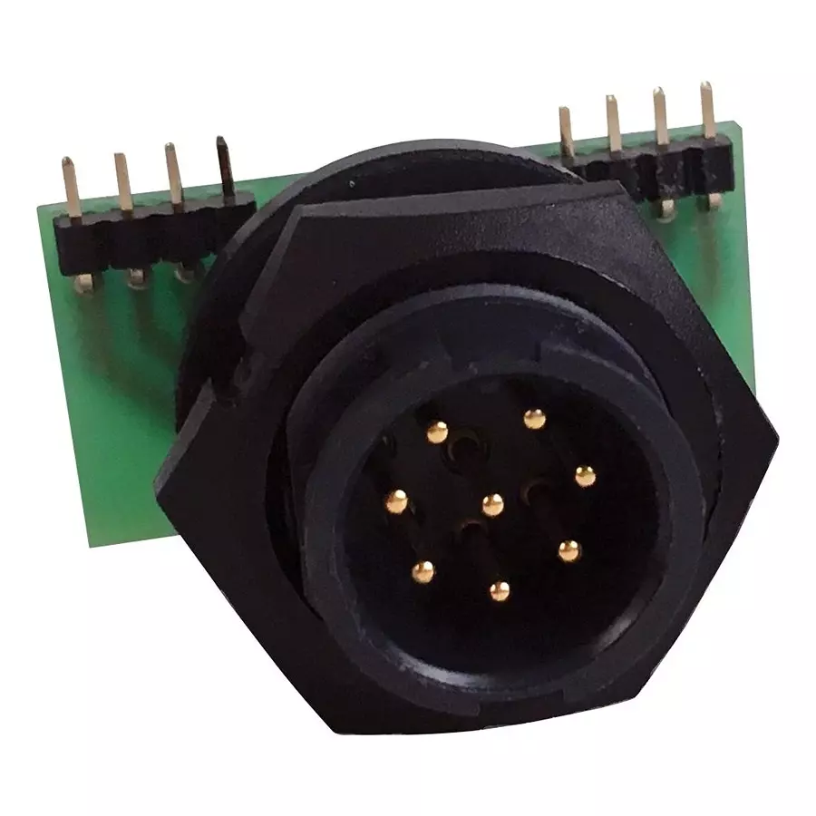 SWITCHCRAFT/CONXALL Industrial Circular, Plug, 4Pos, Flange, 7261-4PG-300