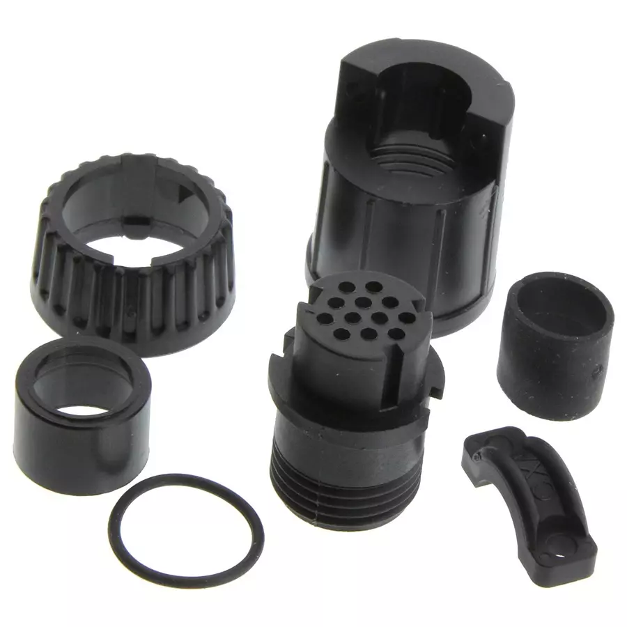 SWITCHCRAFT/CONXALL Circular Connector, 12Pos, Plug, Crimp, W3280-12SG-535