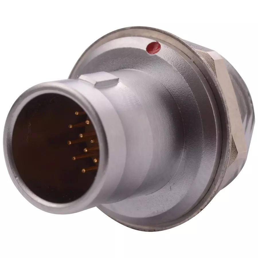 NORCOMP Circular Conn, Plug, 3Pos, Panel, 822B003-103R001