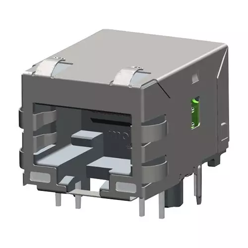 MOLEX Modular & Ethernet Connectors RJ45 CONNECTOR, JACK, 8P8C, 1PORT, TH 93753-5320