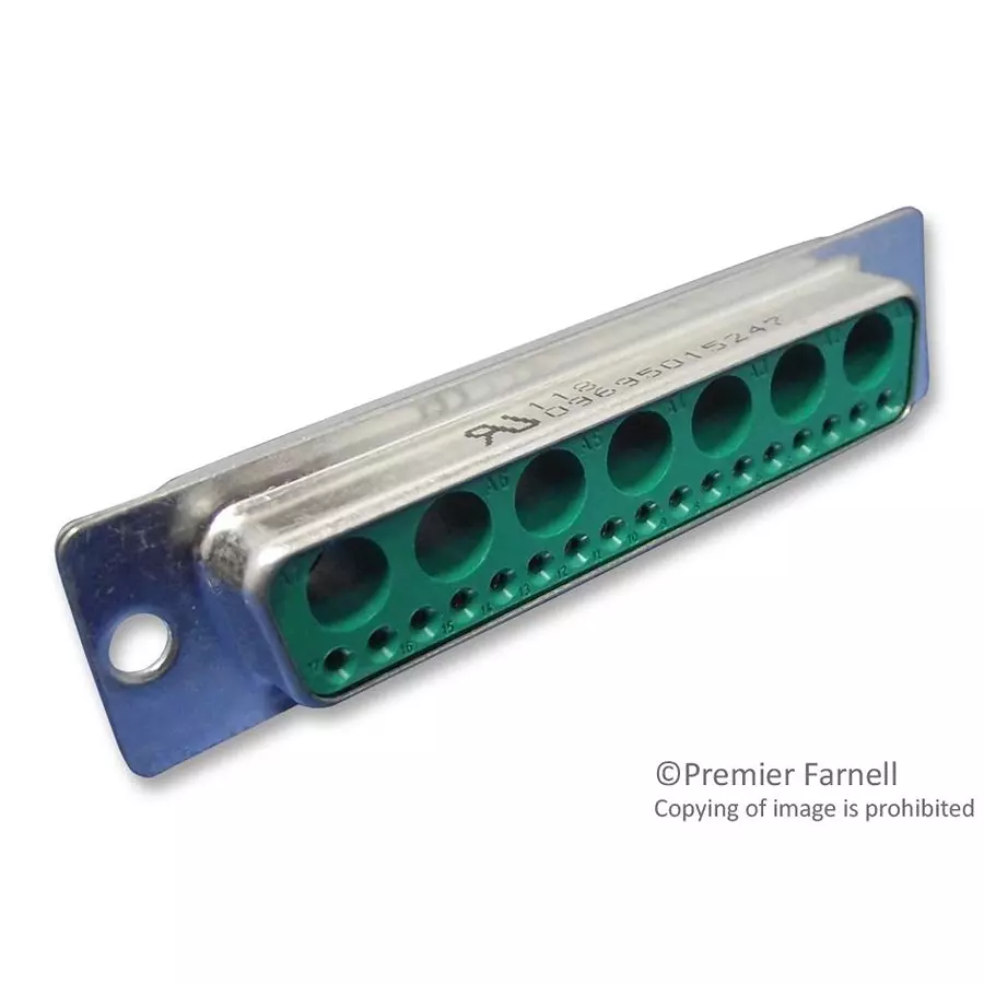 Harting Combination Layout D Sub Connectors CONNECTOR, FEMALE, 24W7, 09 69 501 5247