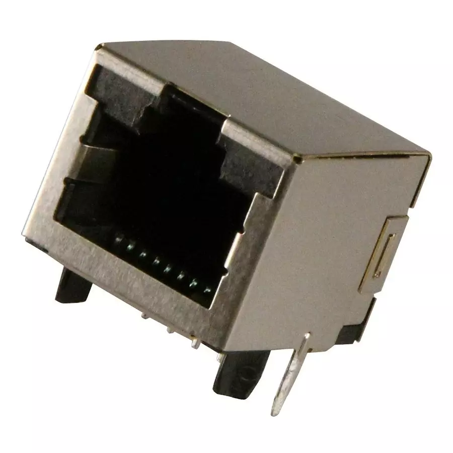 AMP - TE CONNECTIVITY MODULAR, JACK, RJ45, THT, 8P8C, 1-406541-6