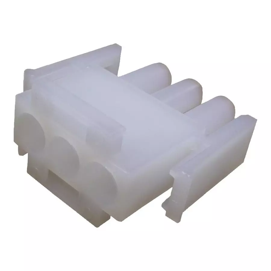 AMP - TE CONNECTIVITY CONNECTOR HOUSING, PLUG, 3POS, 6.35MM, 350766-1 (Pack 10)