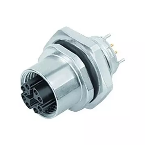 BINDER SENSOR CONNECTOR, M12, RCPT, 8POS, 09-3782-95-08