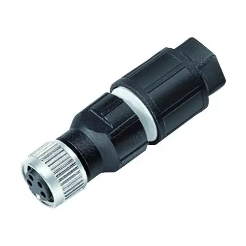 BINDER SENSOR CONN, RCPT, 4POS, M8, CABLE, 99-3400-500-03