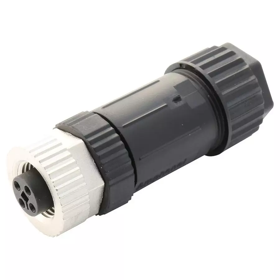 AMPHENOL LTW SENSOR CONNECTOR, M12, RCPT, 4POS, M12T-04BFFB-SL7002