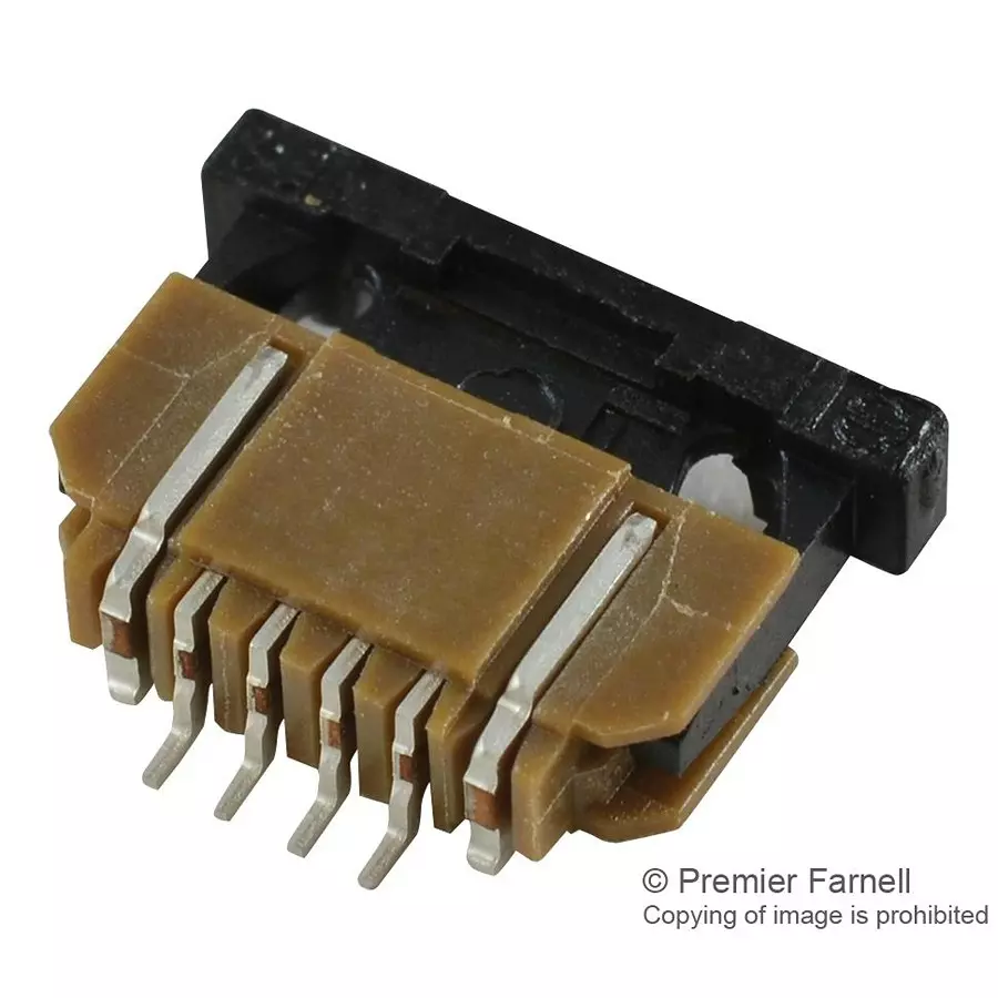 AMPHENOL COMMUNICATIONS SOLUTIONS CONNECTOR, FFC/FPC, 4POS, 1 ROW, 1MM, SFW4R-1STE1LF