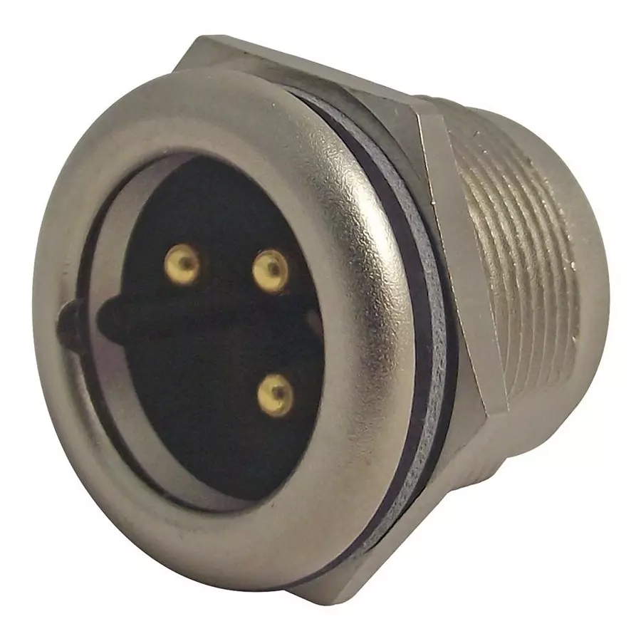 NEUTRIK SOCKET, XLR, MALE, PANEL, 3POLE, NC3MPR-HD
