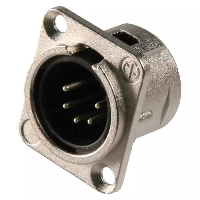 NEUTRIK PLUG, XLR, PANEL, UNIFIED, 5POLE, NC5MD-L-1