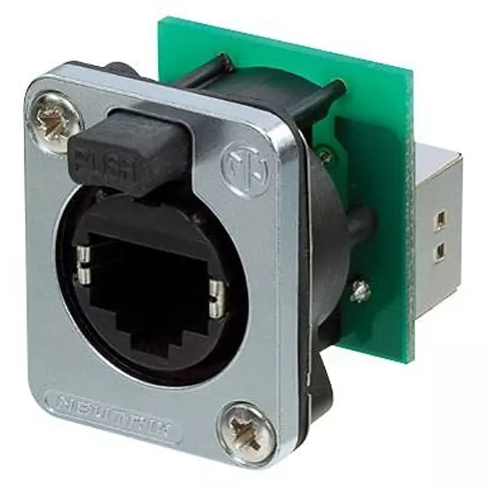 NEUTRIK ENET ADAPTOR, RJ45, JACK, 8P8C, CAT5E, NE8FDP-SE