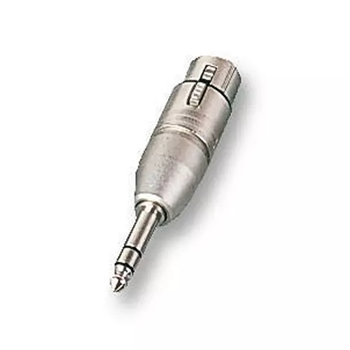 NEUTRIK ADAPTOR, XLR RCPT TO STEREO PLUG, NA3FP