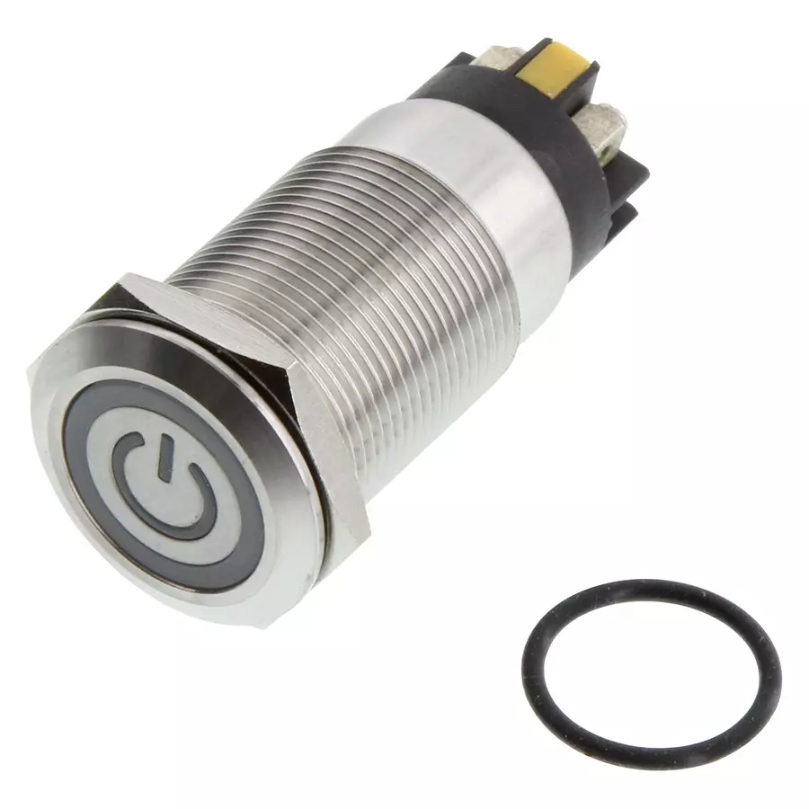 ARCOLECTRIC (BULGIN LIMITED) ANTI VANDAL SW, SPDT, 5A, 24V/125V, AMB, MPI005OTELSAM12
