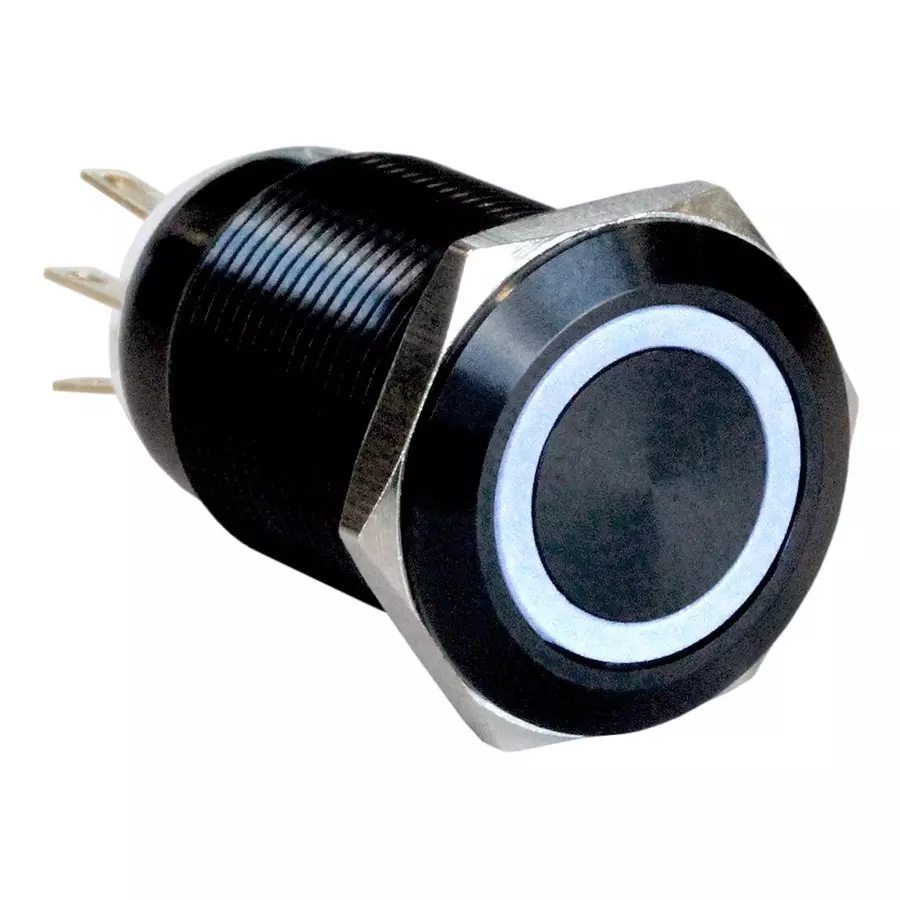 ARCOLECTRIC (BULGIN LIMITED) ANTI VANDAL SW, SPDT, 5A, 24V/125V, WHT, MPI005R28LAWH12