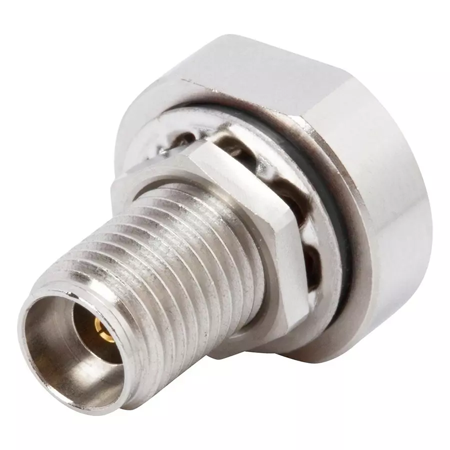 AMPHENOL SV MICROWAVE RF CONN, 2.92MM, BLKHD JACK, 50 OHM, 1521-60199
