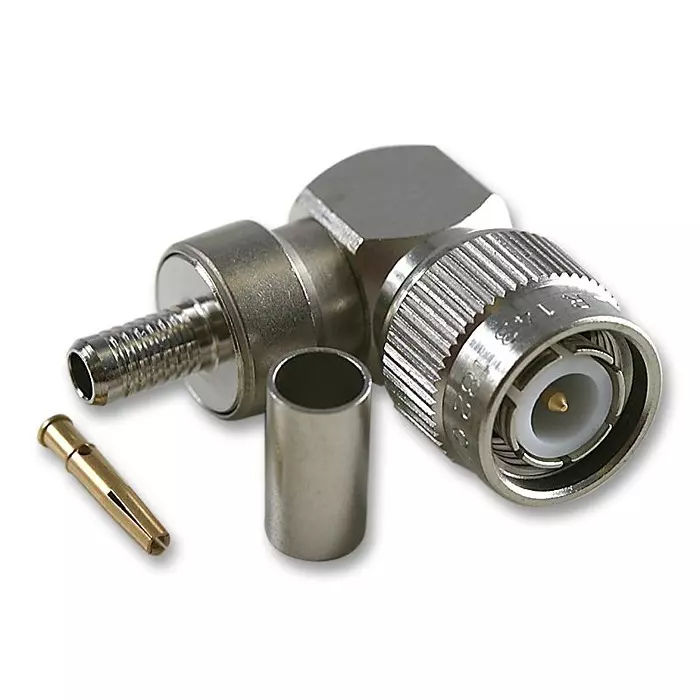 RADIALL RF COAXIAL, TNC, RIGHT ANGLE PLUG, 50OHM, R143182000W