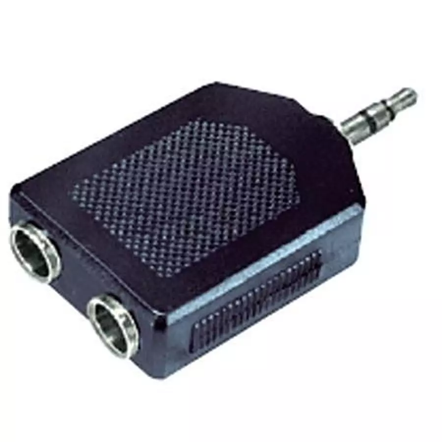 MCM Two 3.5mm Female to 3.5mm Male Stereo Y Adapter, 27-020