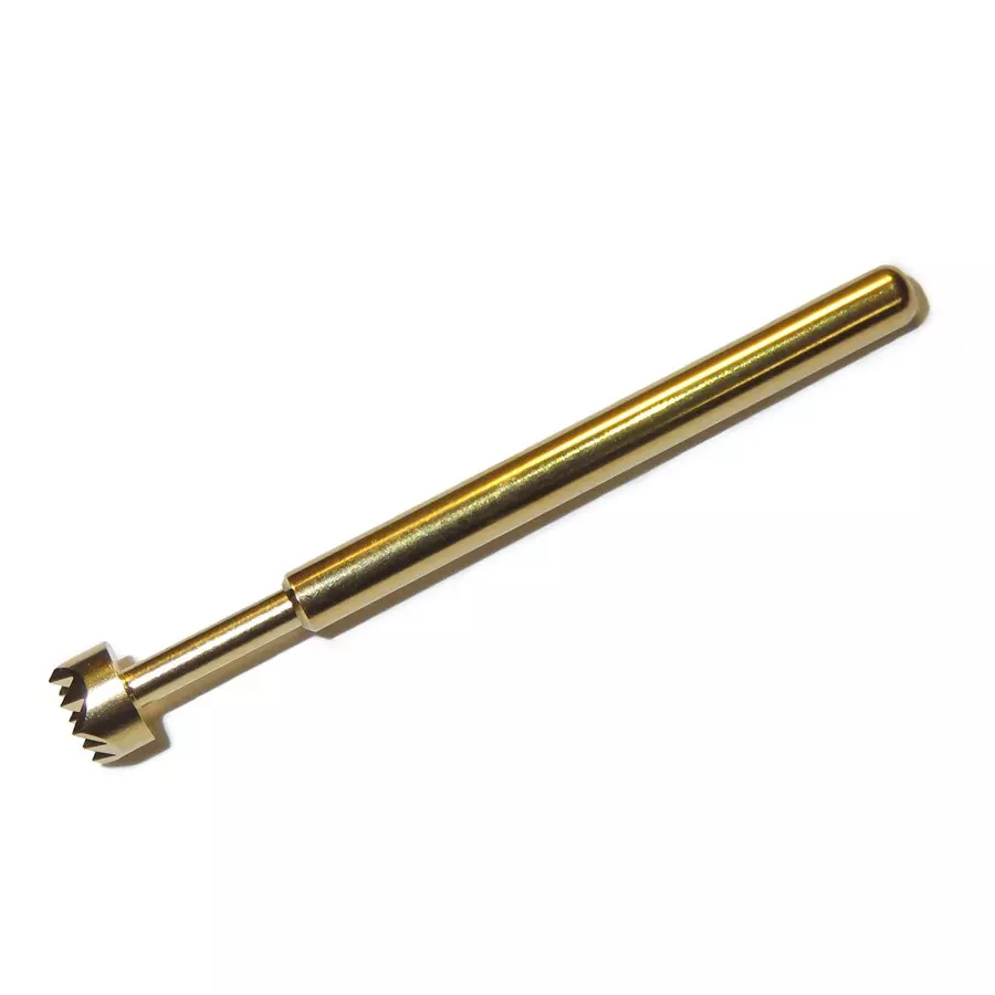 EVERETT CHARLES TECH Spring Loaded Probe, Waffle, 7A, 33.53Mm, EPA-4H