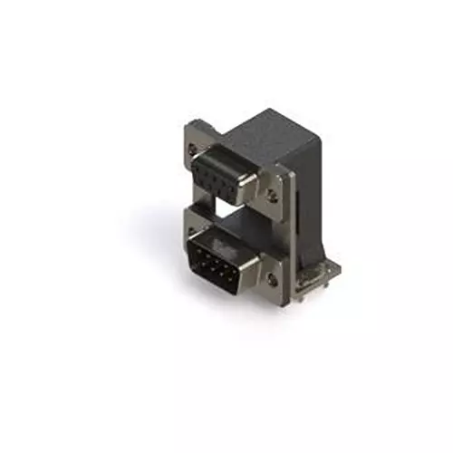 EDAC STACKED D SUB CON, R/A PLUG & RCPT, 9POS, 664-009-664-030