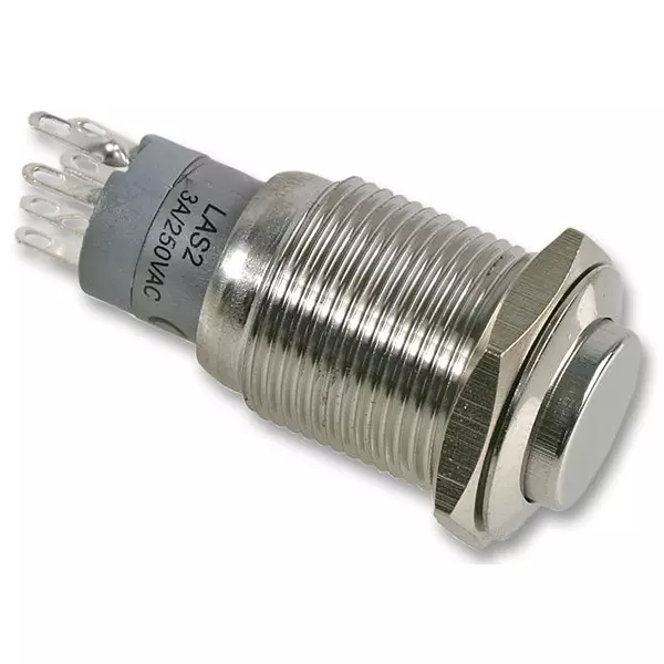 BULGIN LIMITED Switch, Raised, 16Mm, Mom, MP0045/3D0NN000