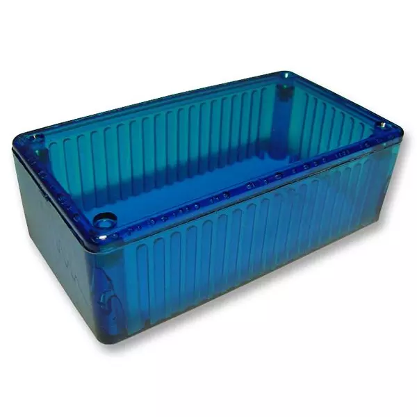 HAMMOND Plastic Enclosures BOX, POLYCARBONATE, 120X65X36MM, 1591CTBU