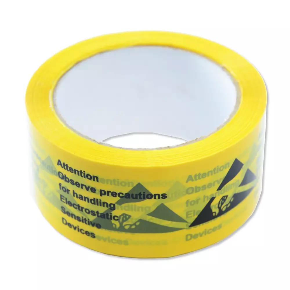 MULTICOMP PRO Safety, Hazard, Warning Tape TAPE, ESD, 50MM, 66M, YELLOW, PVC, 054-0002