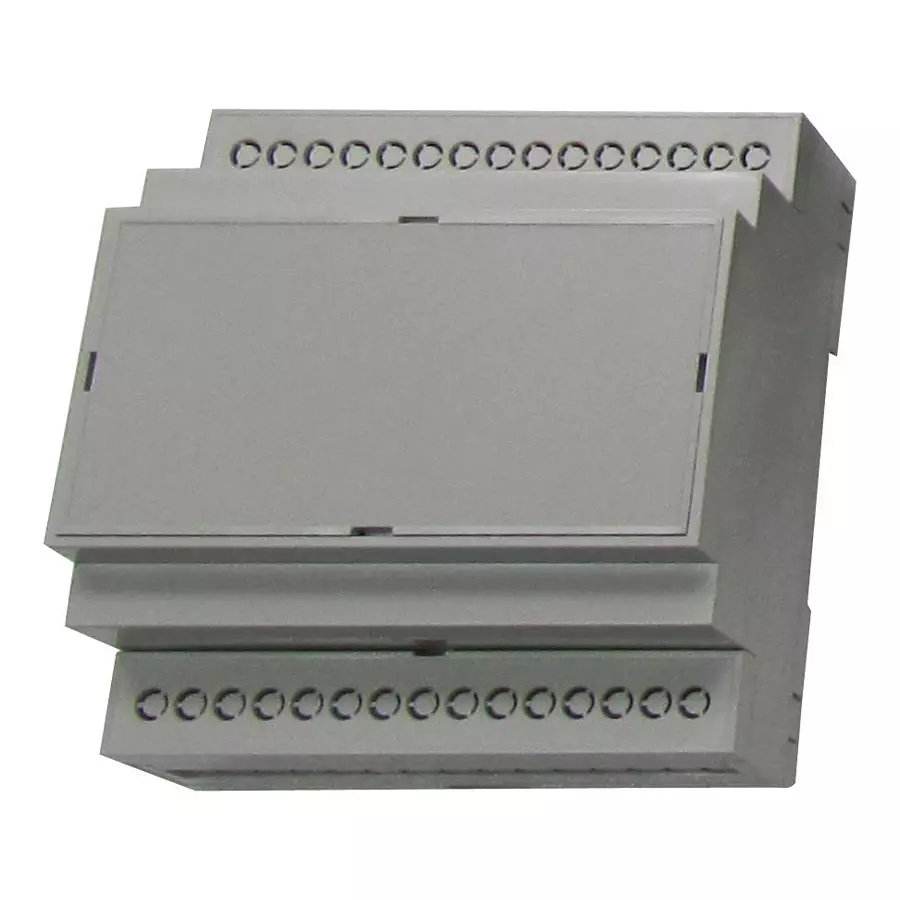 MULTICOMP PRO Plastic Enclosures DIN RAIL ENCLOSURE, ABS, GREY, MC003619