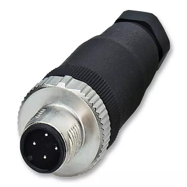 PHOENIX CONTACT Sensor Connectors SENSOR/ACTUATOR PLUG, M12, 4POS, 1542952