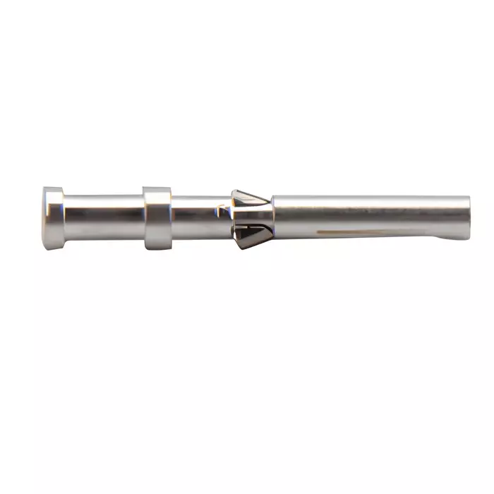 Sibass Electric Female Pin Connector Heavy Duty in Silver Color Metal Body, SE-CDF-0.5 (Pack of 100/PACKET)