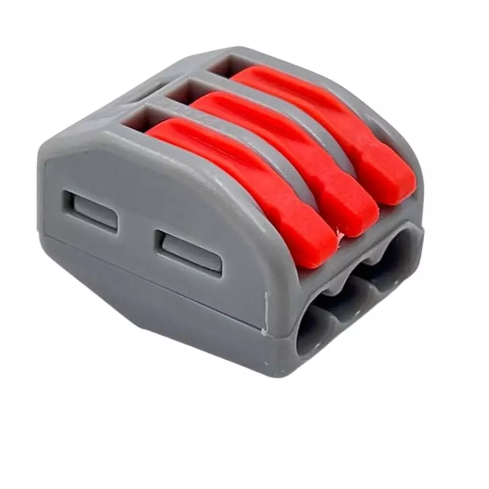 Sibass Electric PCT Wire Connector 3 Way Looping with CE Mark, SE-213 (Pack of 100)