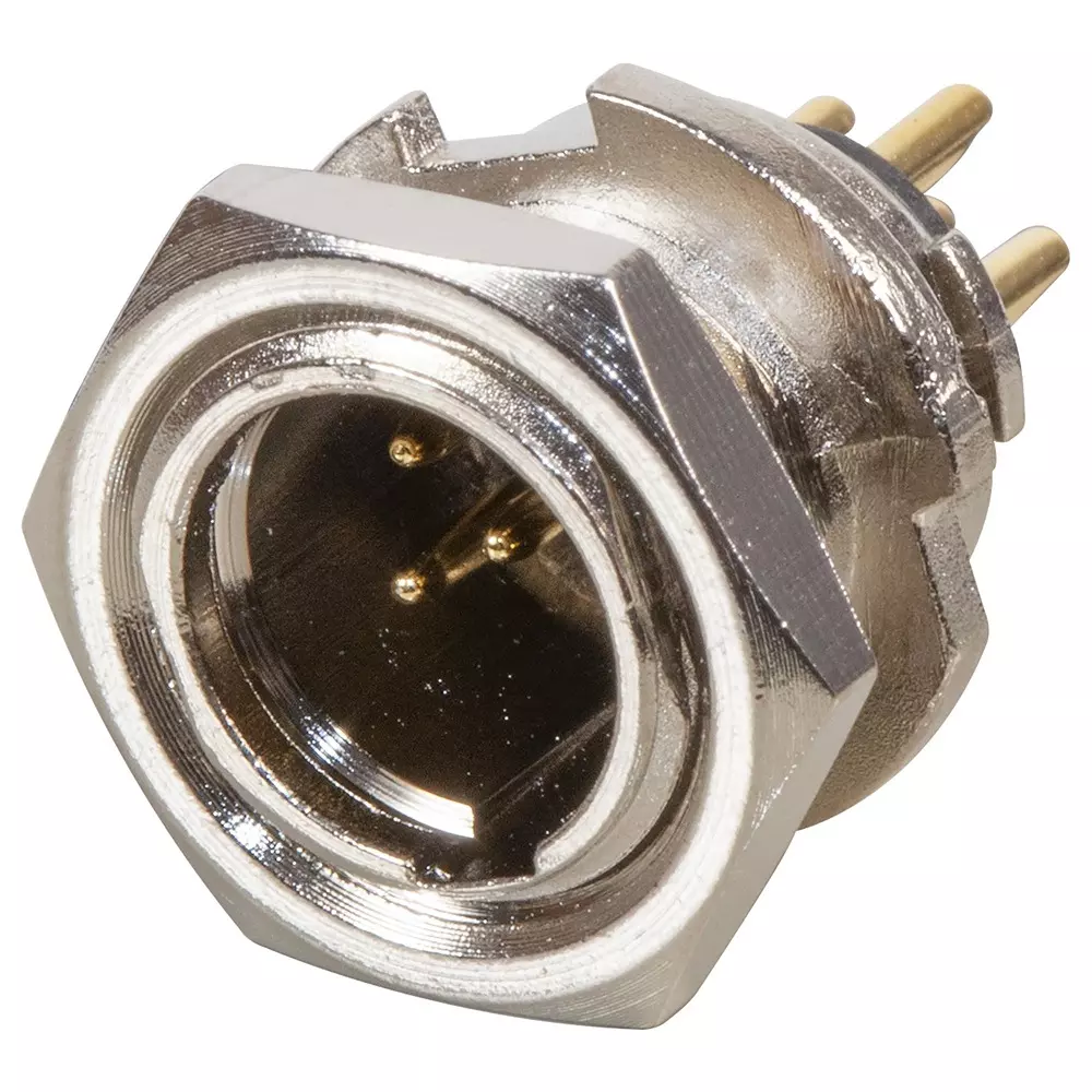 REAN Connector, Xlr, Plug, 5Pos, Panel, RT5MPR