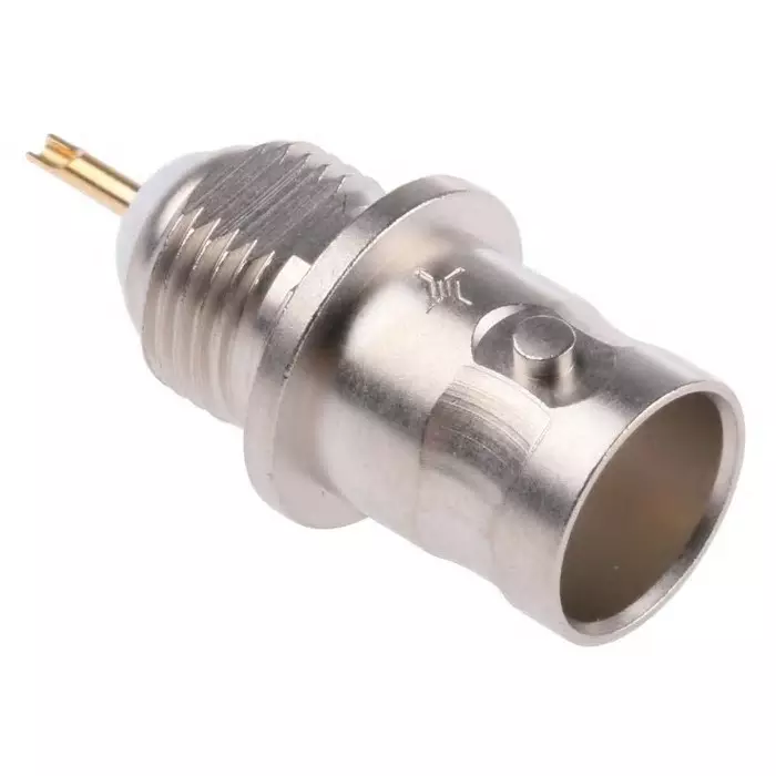 Telegartner Jack Panel Mount BNC Connector 75 Ω Solder Termination Straight Body, J01003A0619