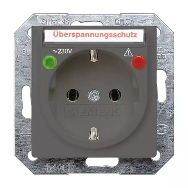 Siemens 5UB19 Electrical Socket, 16A, Schuko, 5UB1926