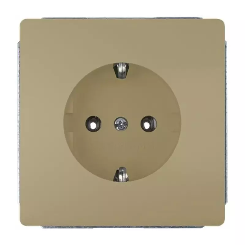 Siemens 5UB18 Gold Electrical Socket, 16A, Schuko, 5UB1853-0MG01