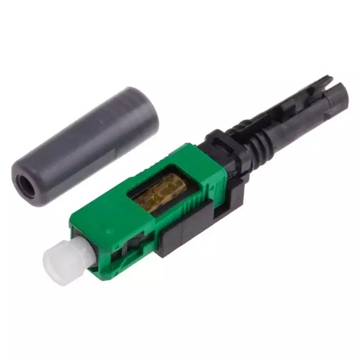 RS Pro SC, APC Single Mode Simplex Fibre Optic Connector 9/125Î¼m Fibre Size, 0.5dB Insertion Loss