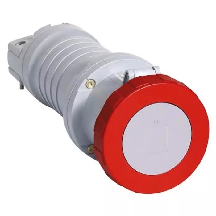 Amphenol Industrial Tough Safe IP67 Red Cable Mount 3P + N + E Industrial Power Socket, Rated At 125A, 415 V, 2CMA166936R10004125C6W