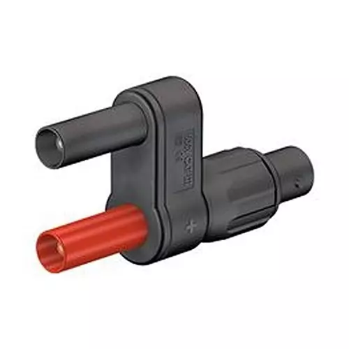 STAUBLI Adaptor, Bnc Jack-2 4 mm Plug, 67.9537-21