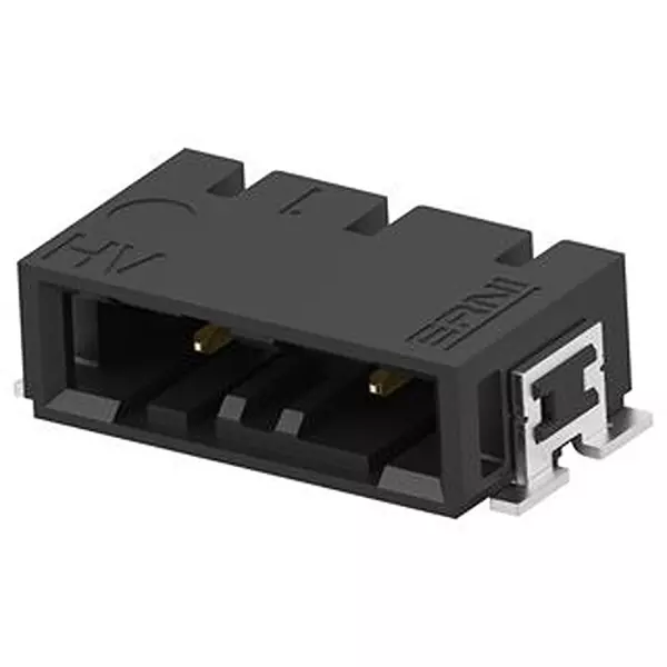 ERNI - TE CONNECTIVITY Backplane Conn, Hdr, 2Pos, 1Row, 6.2 mm, 524226-E