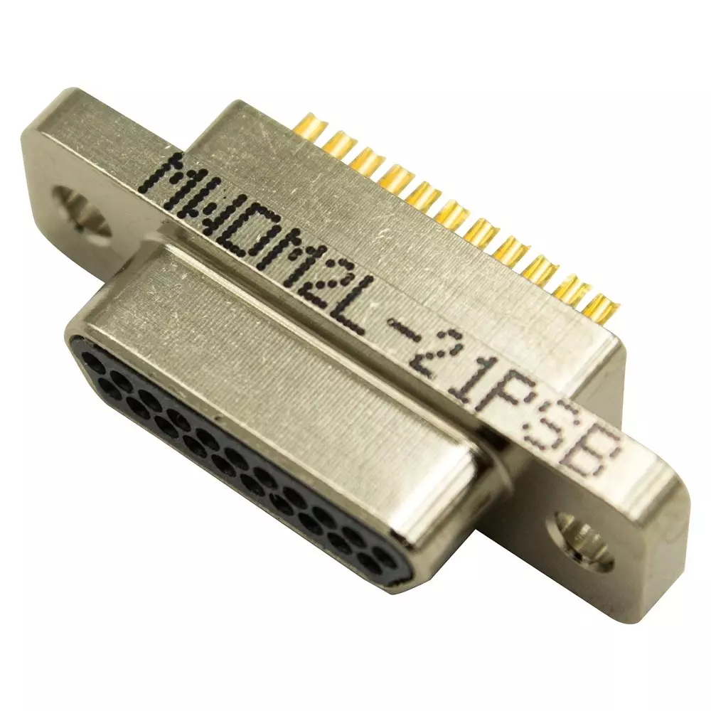 GLENAIR Micro D-Sub Conn, Plug, 51Pos, Panel, MWDM2L-51PSB