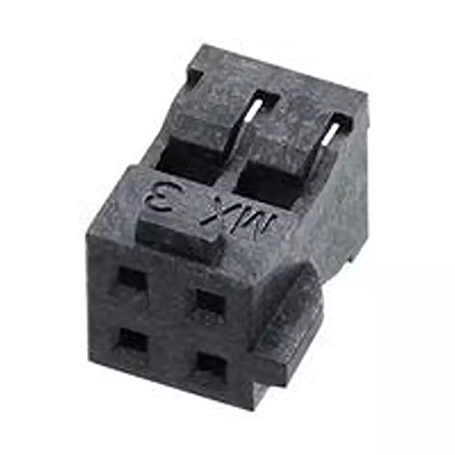 MOLEX Connector, Rcpt, 4Pos, 2Row, 2 mm, 151192-0004 (Pack of 10)