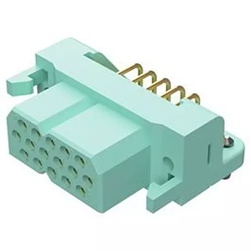 POSITRONIC Rect Pwr Conn, R/A Rcpt, 16Pos, 3R0W/Pcb, DF16F4BN/AA