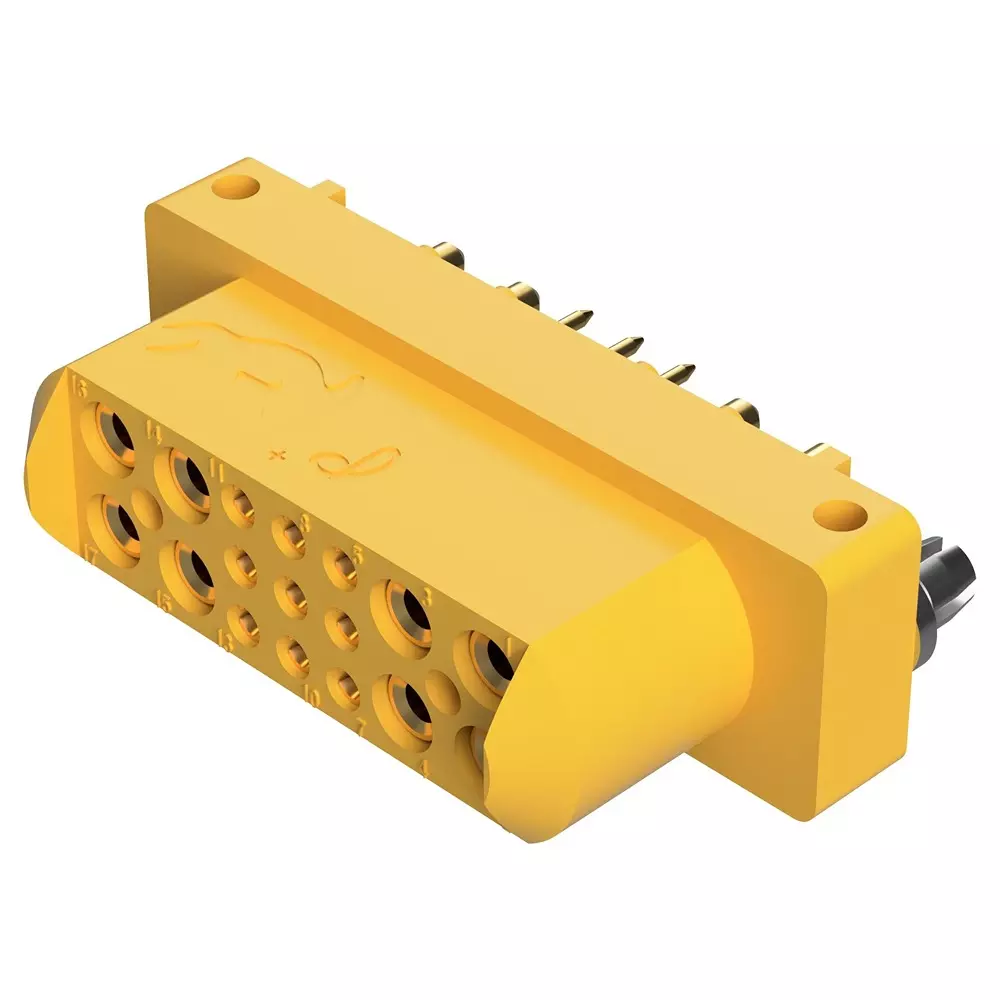 POSITRONIC Rect Pwr Conn, Rcpt, 17Pos, Pcb, GFSH89F3N/AA