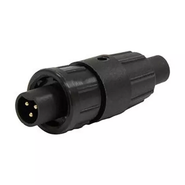 SWITCHCRAFT/CONXALL Circular Sealed Conn, Plug, 3Pos, Cable, 16280-3PG-315