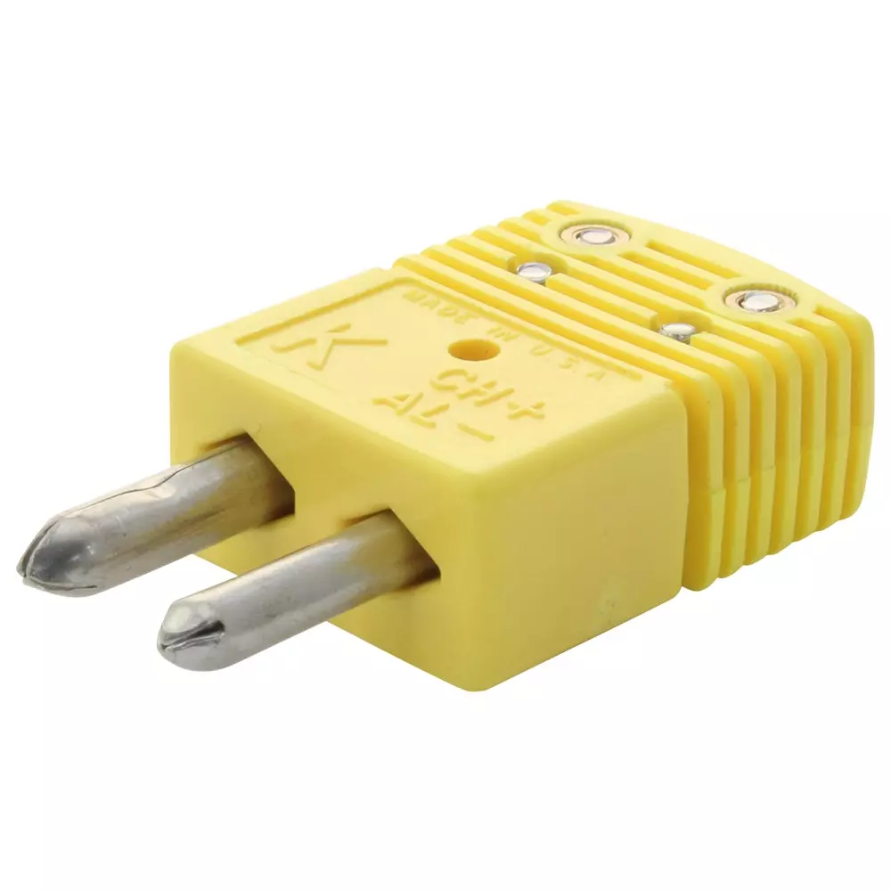 Omega OSTW Series Thermocouple Connector Standard Type-K Male Round 2-Pin, OSTW-K-M