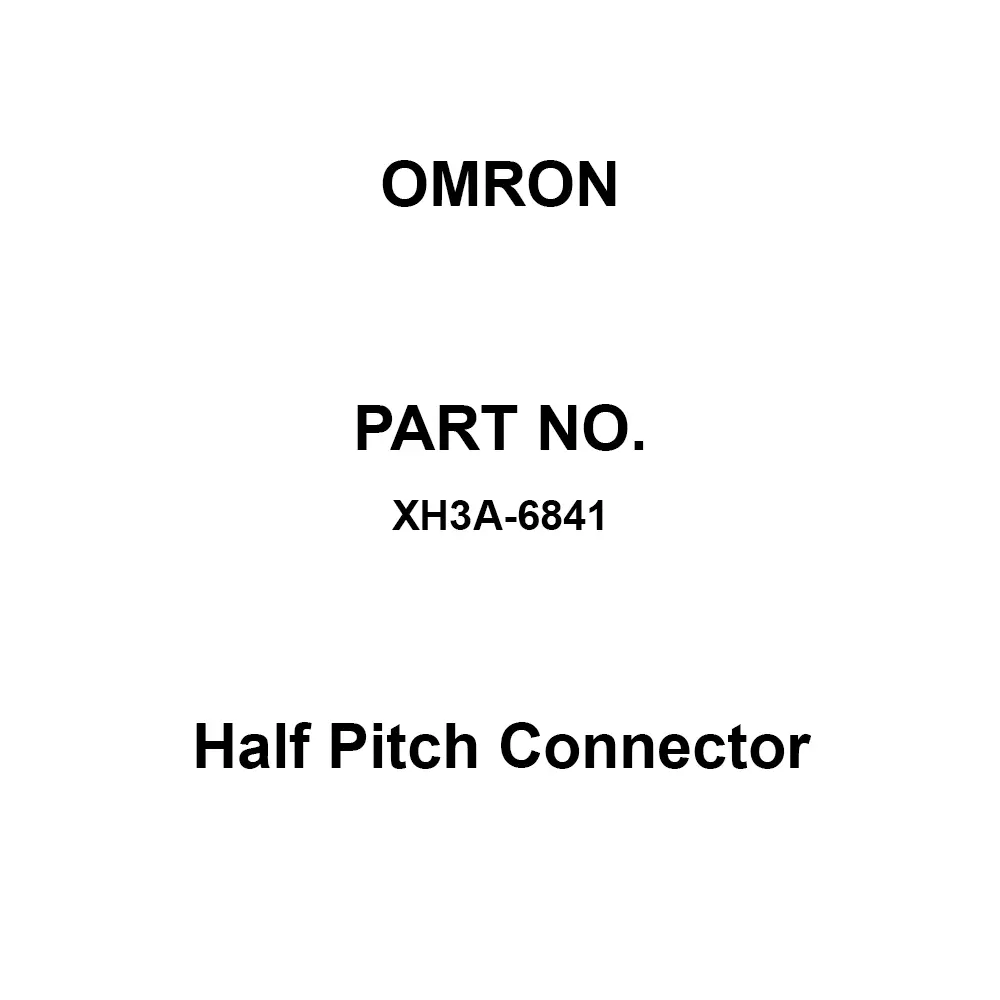 Omron Half Pitch Connector AC 125 V Rated Voltage, XH3A-6841