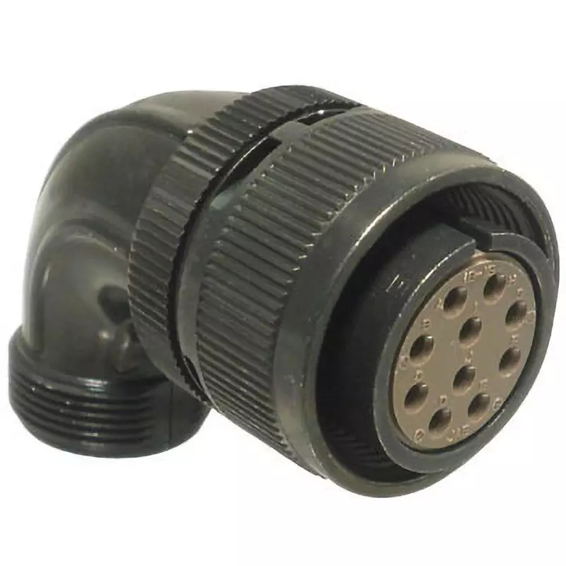 JAE Right Angle Plug / Socket Insert 3 Pole, N/MS3108B28-6S