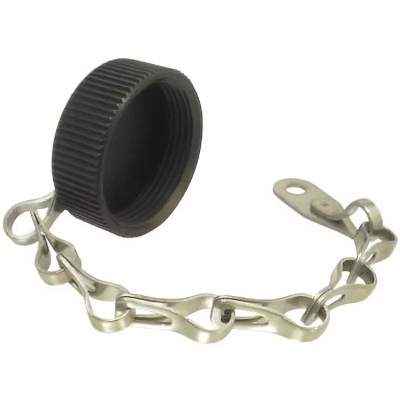 JAE Dust Cap for Receptacle N/MS3102A, N/MS3101B 114.3 mm Chain Length, N/MS25043-18D